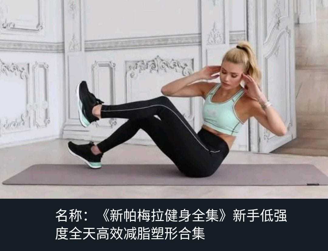 《新帕梅拉健身全集》新手低强度全天高效减脂塑形合集(1) - 夸克网盘 资源封面图