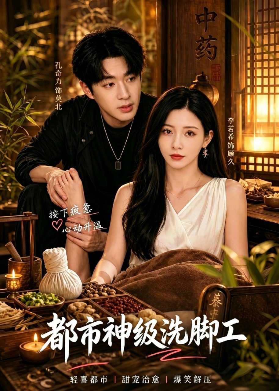 短剧-都市神级洗脚工（70集）孔奇力＆李若希 - 百度网盘 资源封面图