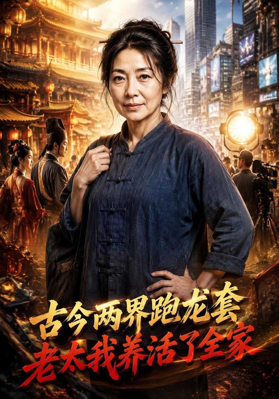 短剧-古今两界跑龙套，老太我养活了全家（118集）Ai短剧 - 百度网盘 资源封面图