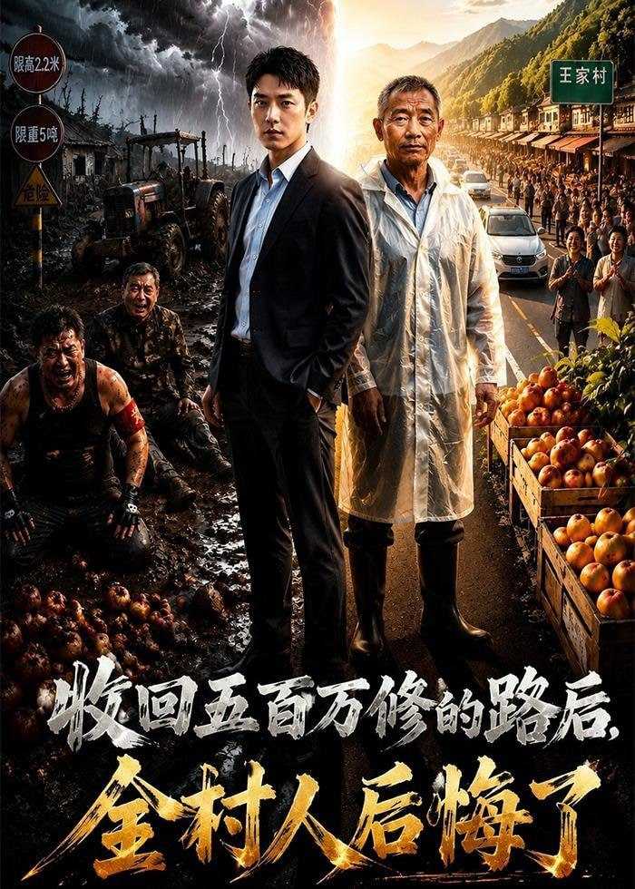短剧-收回五百万修的路后，全村人后悔了（40集）AI短剧 - 百度网盘 资源封面图