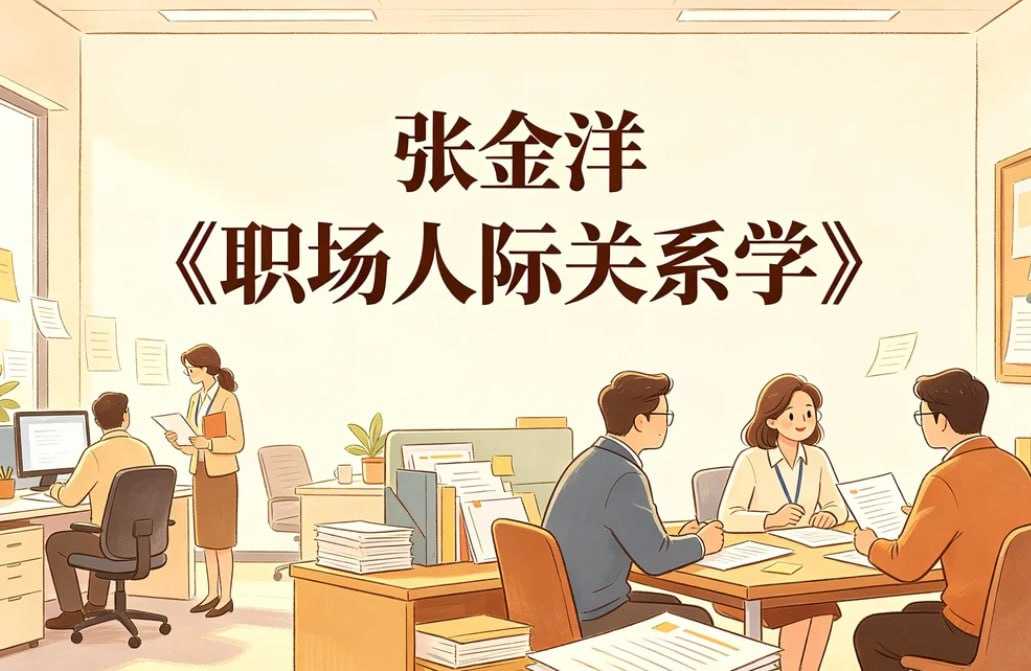 张金洋《职场人际关系学》，读懂人性+经营好人脉 - 夸克网盘 资源封面图
