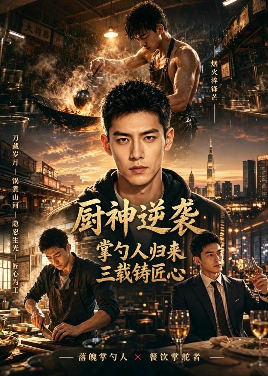 短剧-厨神逆袭：掌勺人归来，三载铸匠心（95集）AI短剧 - 百度网盘 资源封面图