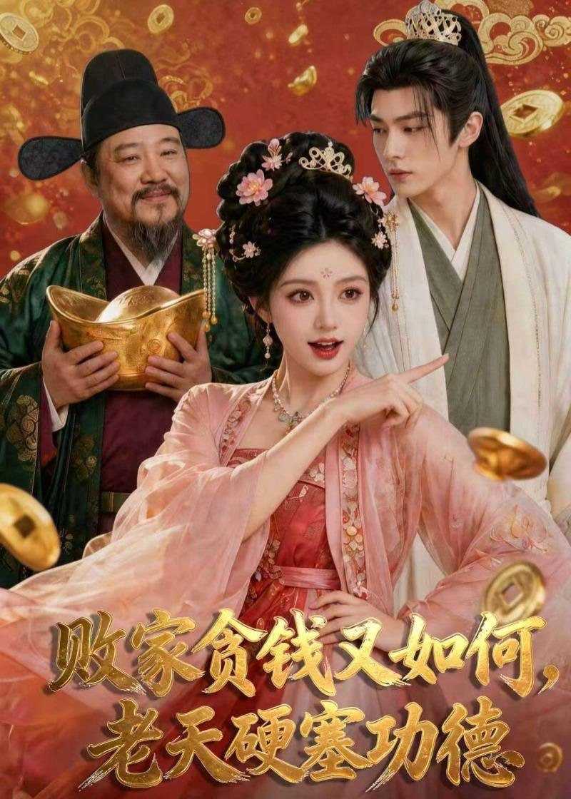 短剧-败家贪钱又如何，老天硬塞功德（77集）AI短剧 - 百度网盘 资源封面图