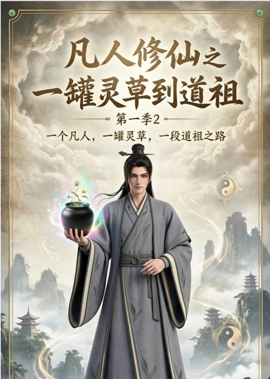短剧.凡人修仙之一罐灵草到道祖第一季2（135集） - 百度网盘 资源封面图