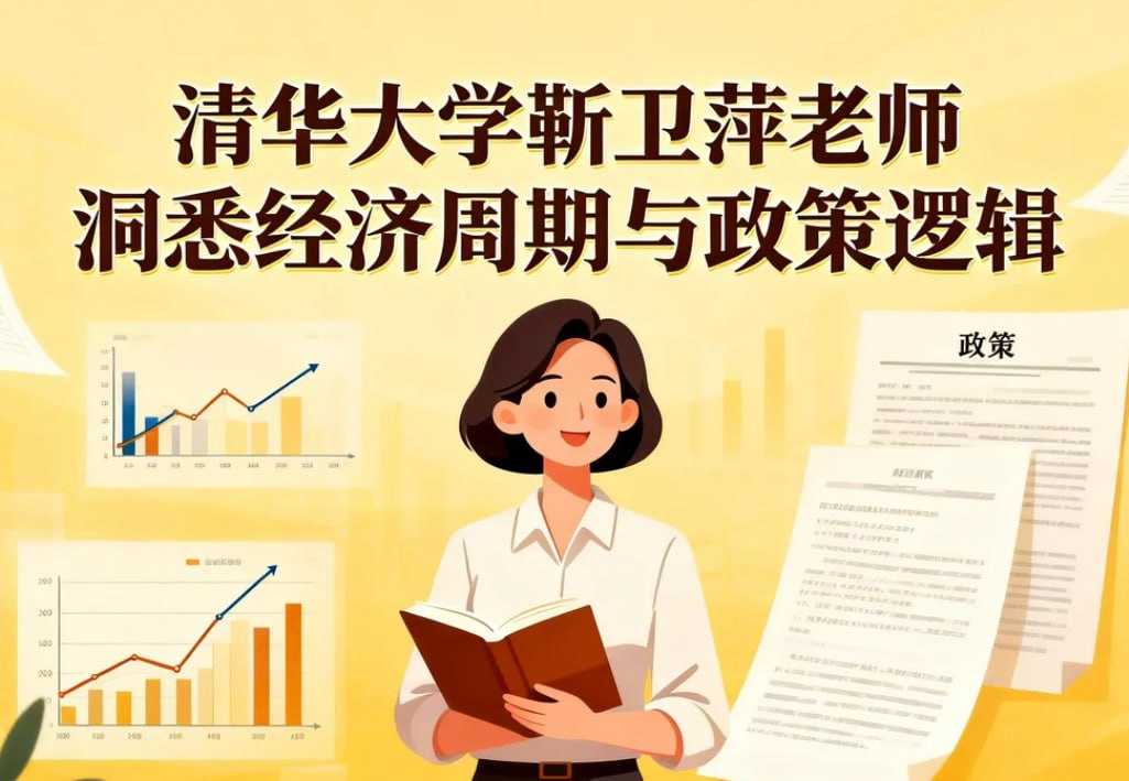 清华大学靳卫萍老师，洞悉经济周期与政策逻辑 - 夸克网盘 资源封面图