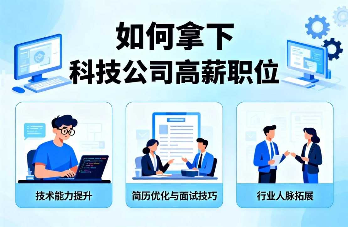 如何拿下科技公司高薪职位，冲刺大厂高薪全攻略 - 夸克网盘 资源封面图