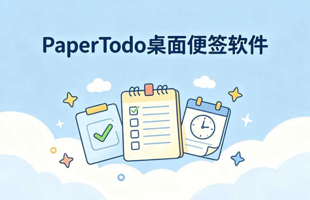 PaperTodo桌面便签，极简独立纸片+胶囊贴边 - 夸克网盘 资源封面图