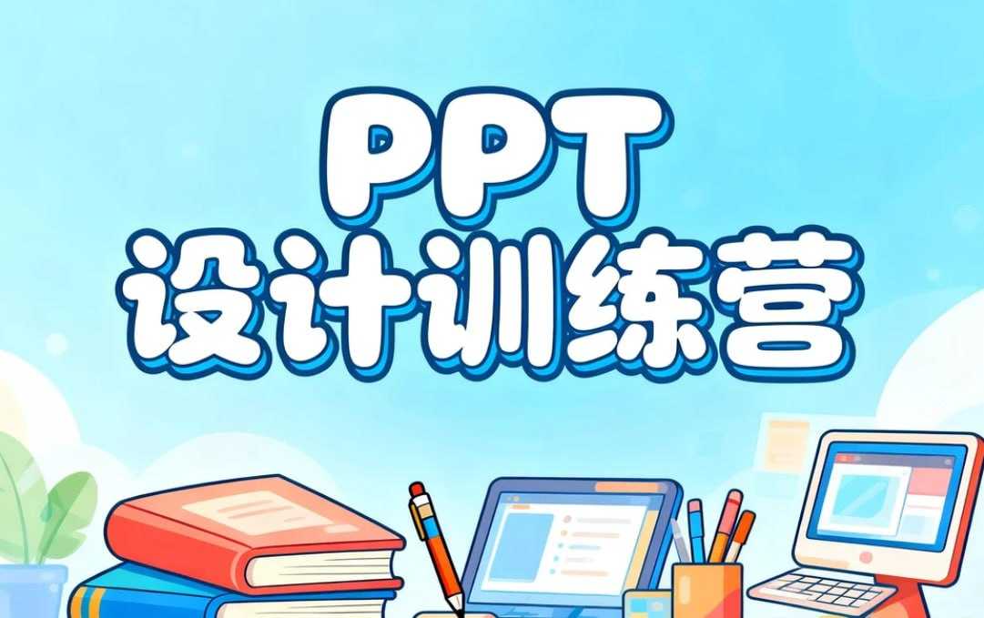 PPT设计训练营，手把手教你打造高颜值演示文稿 - 夸克网盘 资源封面图