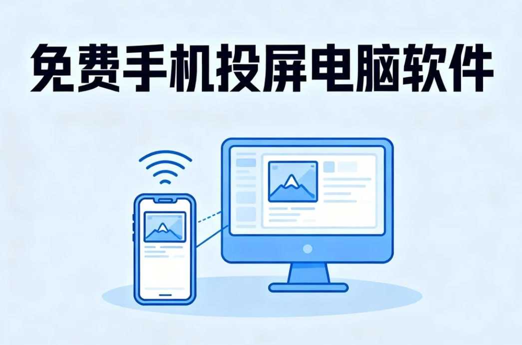 免费手机投屏电脑软件，一键高清投屏+多设备群控 - 夸克网盘 资源封面图