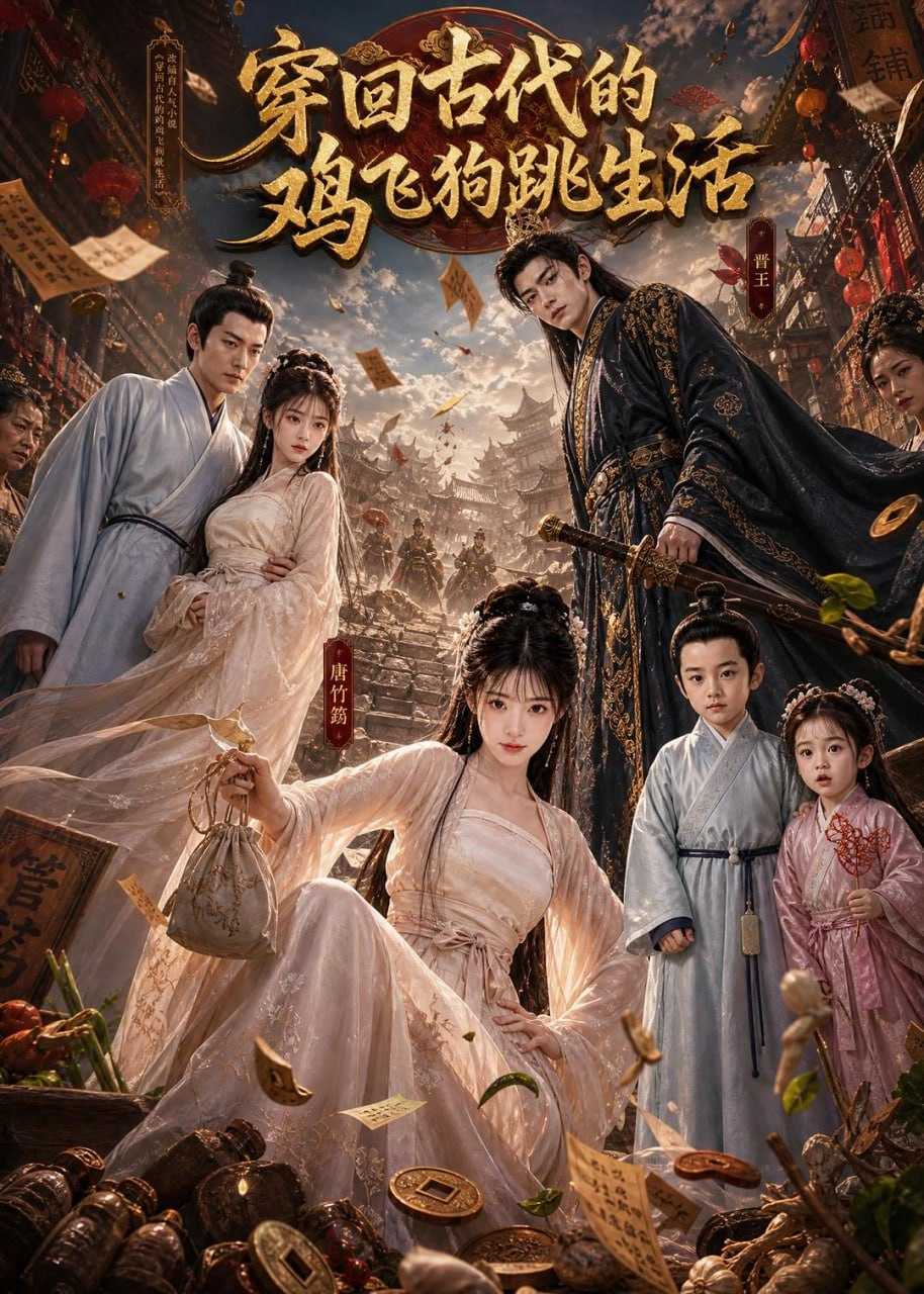短剧.穿回古代的鸡飞狗跳生活（135集） - 百度网盘 资源封面图