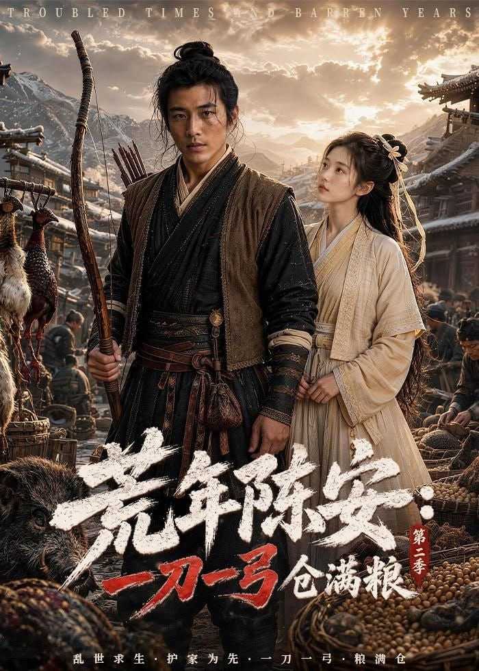 短剧.荒年陈安：一刀一弓仓满粮（44集）AI短剧 - 百度网盘 资源封面图