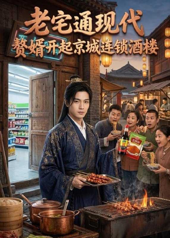 短剧.老宅通现代，赘婿开起京城连锁酒楼（120集） - 百度网盘 资源封面图