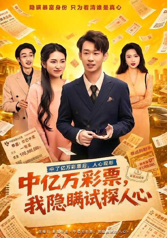 短剧.中亿万彩票，我隐瞒试探人心（80集）彭昱铭＆黄熠琳 - 百度网盘 资源封面图