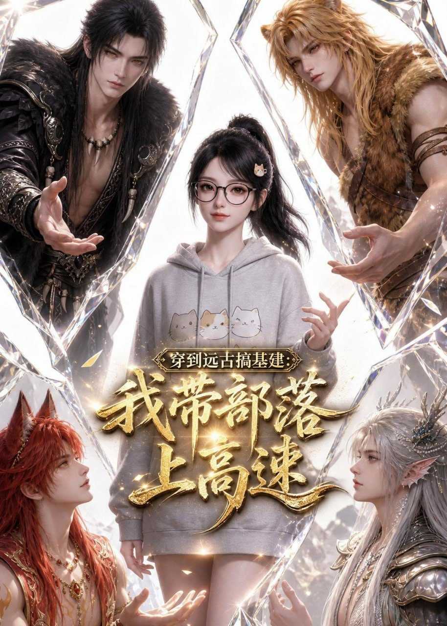 短剧.穿到远古搞基建：我带部落上高速（71集） - 百度网盘 资源封面图