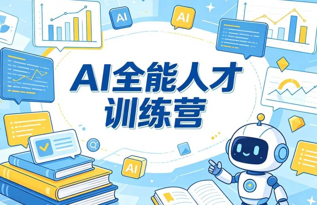 AI全能人才训练营，系统培养AI时代复合能力 - 百度网盘 资源封面图
