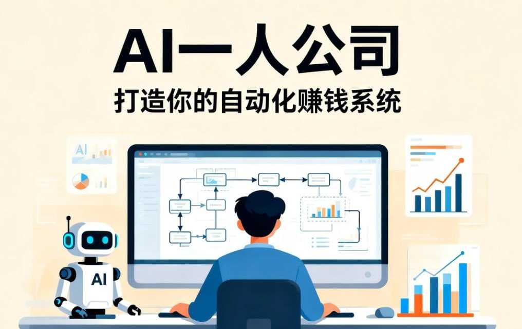 松月AI一人公司，打造你的自动化赚钱系统 - 百度网盘 资源封面图