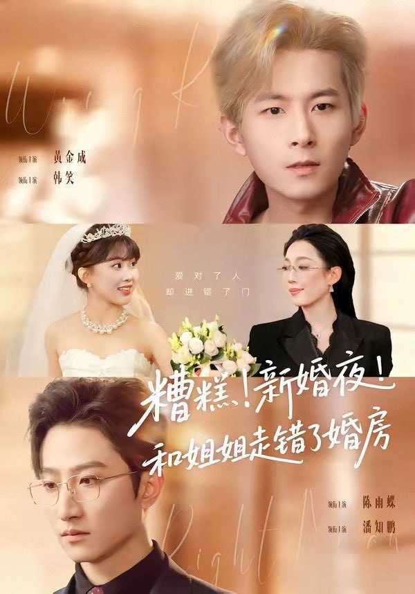 短剧-糟糕！新婚夜！和姐姐走错了婚房＆糟糕新婚夜和姐姐走错了婚房（77集）陈小满&韩笑&黄金成＆潘知鹏 - 百度网盘 资源封面图