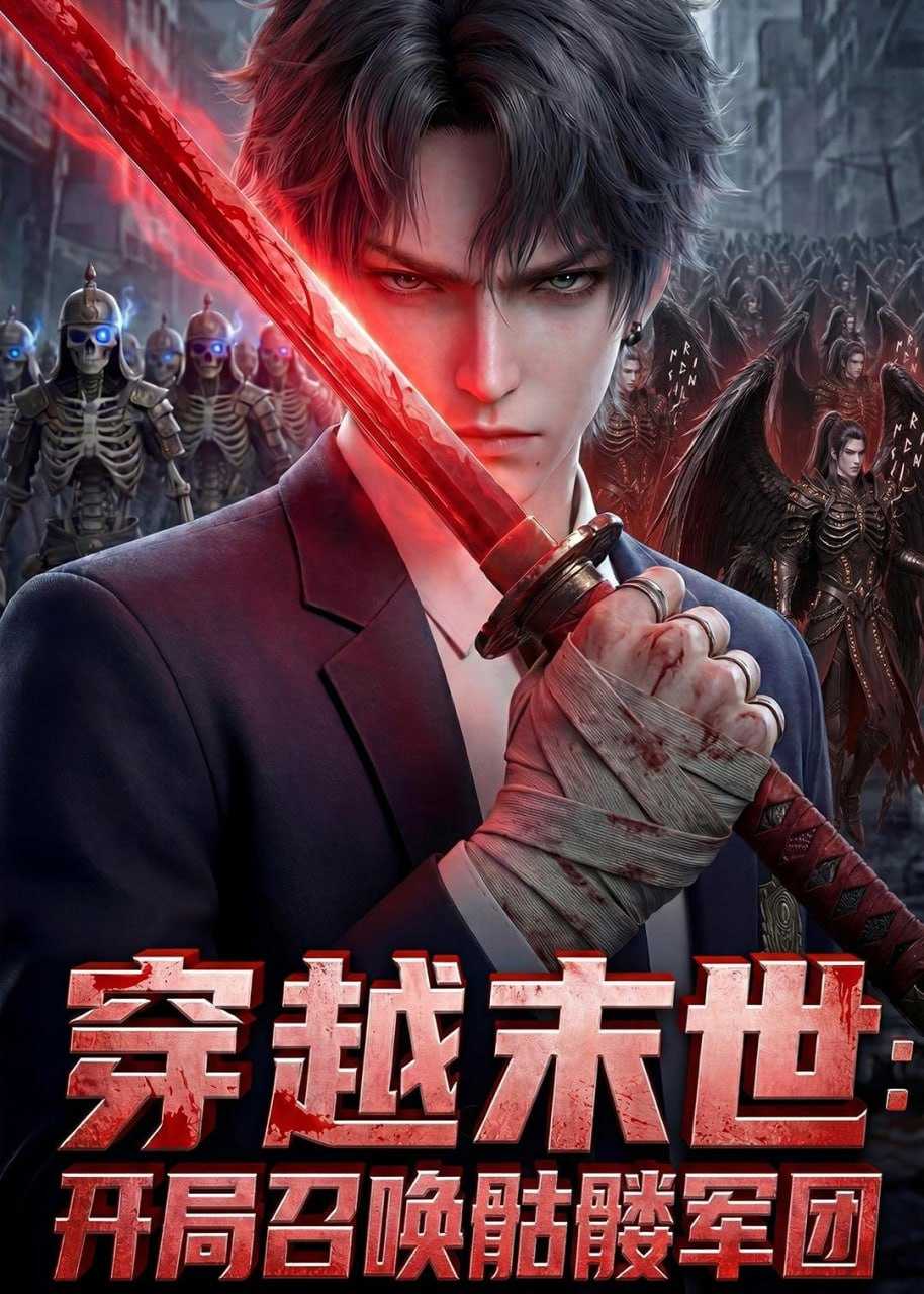 短剧-穿越末世：开局召唤骷髅军团（74集）动漫 - 百度网盘 资源封面图