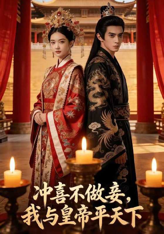 短剧 -冲喜不做妾，我与皇帝平tian下（46集） - 百度网盘 资源封面图