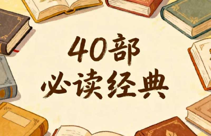 央视推荐书单40部，权威精选必读经典与优质好书推荐 - 夸克网盘 资源封面图