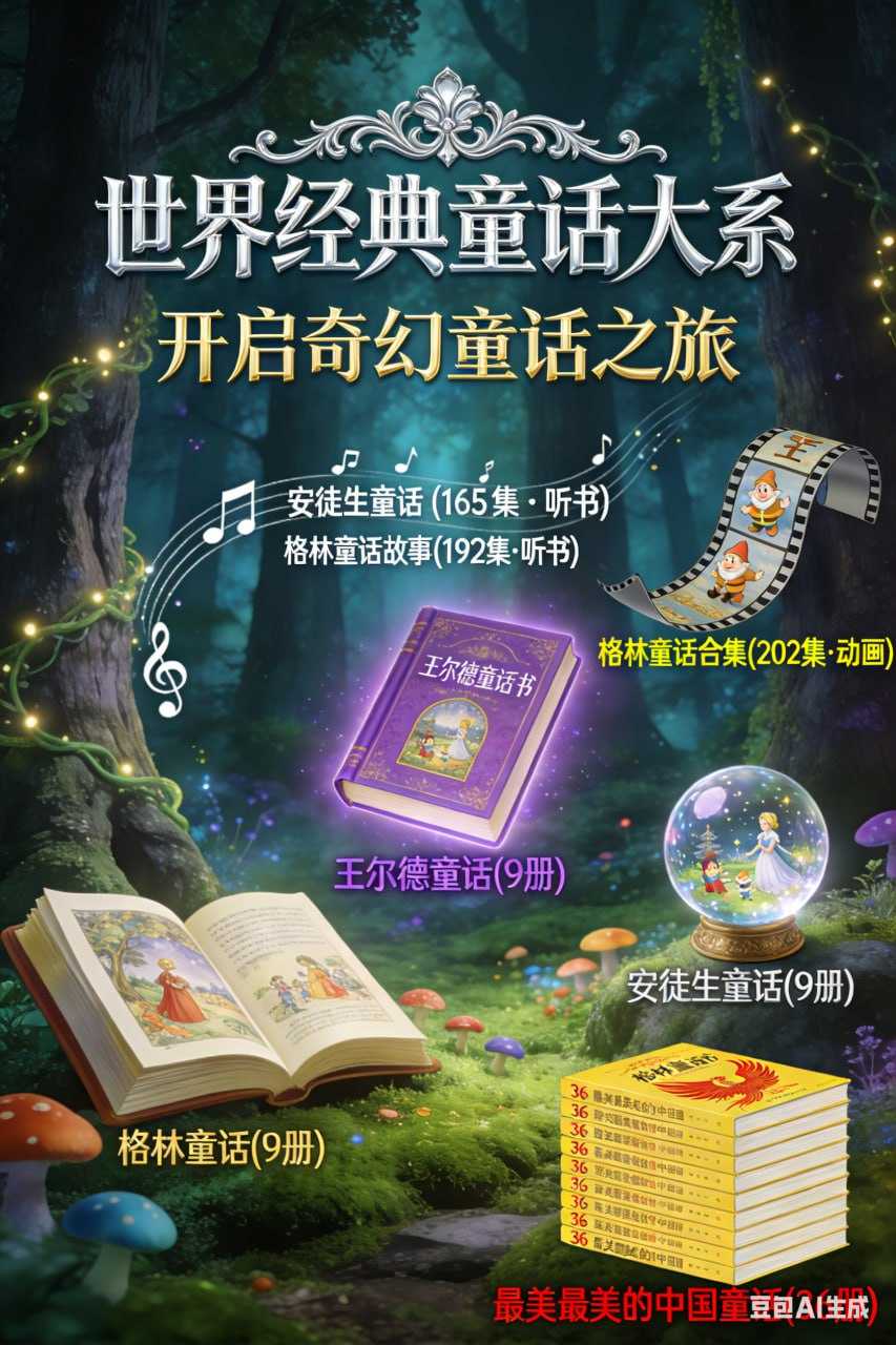 …🌿世界经典童话大系💐… - 夸克网盘 资源封面图